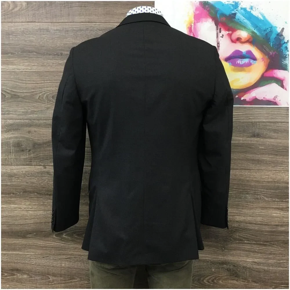 J CREW LUDLOW Mens Blazer Sport Coat Two Button Casual Jacket Size 42L Wool Suit